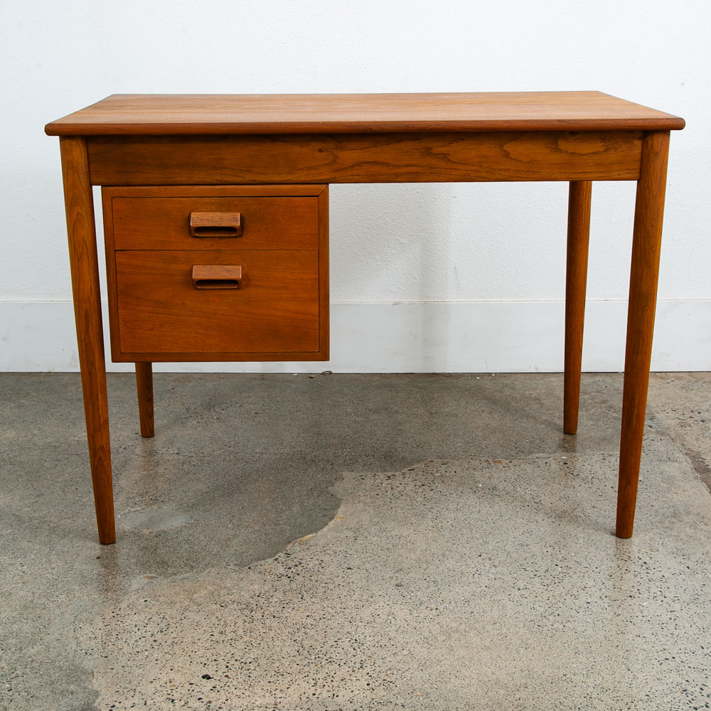 Mid Century Danish Modern Desk Office Oak Teak Borge Mogensen Soborg Mobler Mcm - Image 2