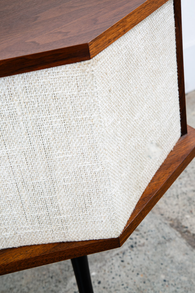 Mid Century Modern Speakers Bose Series 901 II Tulip Speaker Stand Hifi Walnut - Image 12