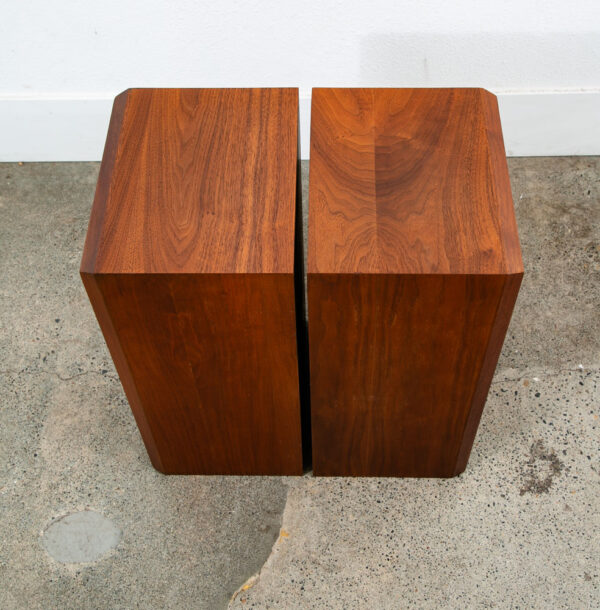 Mid Century Modern Speakers KLH Set Model 33 Walnut Audiophile Hifi Pair Vintage - Image 3