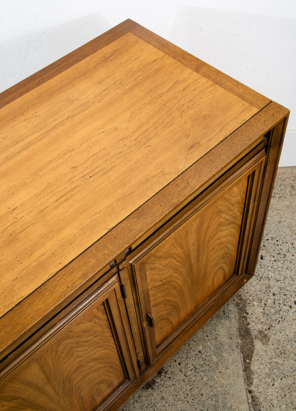 Mid Century Danish Modern Credenza Dresser Basic Witz Wood 3 Drawer Danish Mcm - Image 10