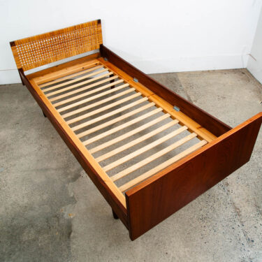 Mid Century Modern Bed Frame Small Single Hans Wegner Getema Teak Headboard