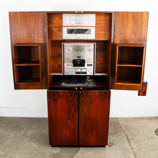Mid Century Modern Stereo Cabinet Glenn of California Bar Richard Thompson Hifi - Image 2