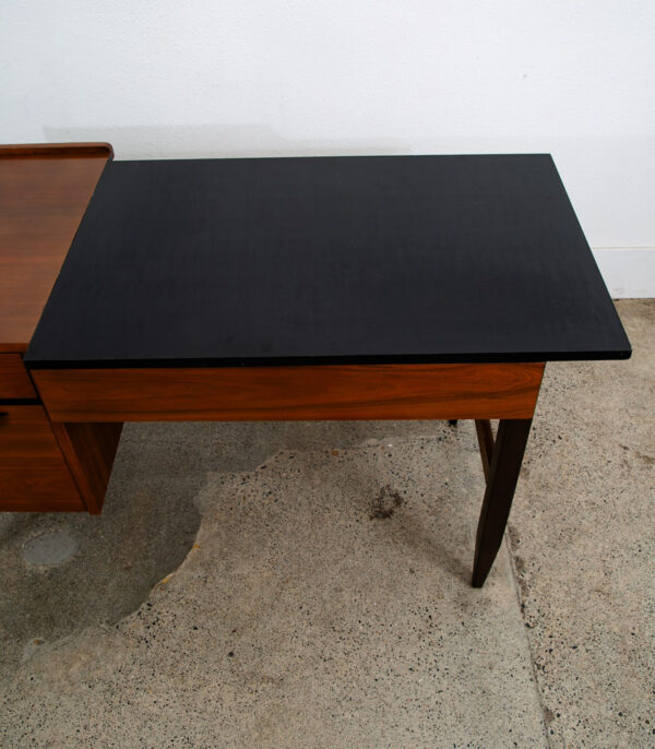 Mid Century Modern Desk Mainline Hooker Walnut Wood Drawers Secretary M Office - Image 10