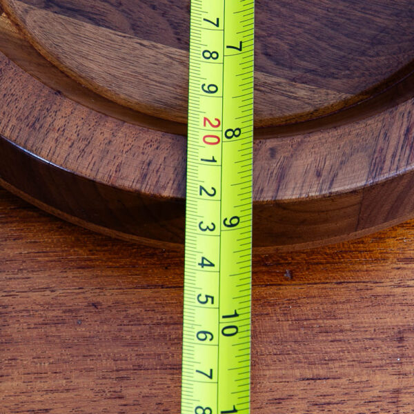 Mid Century Modern Kustom Kraft Nut Bowl American Made Solid Walnut Pipe Tray - Image 10