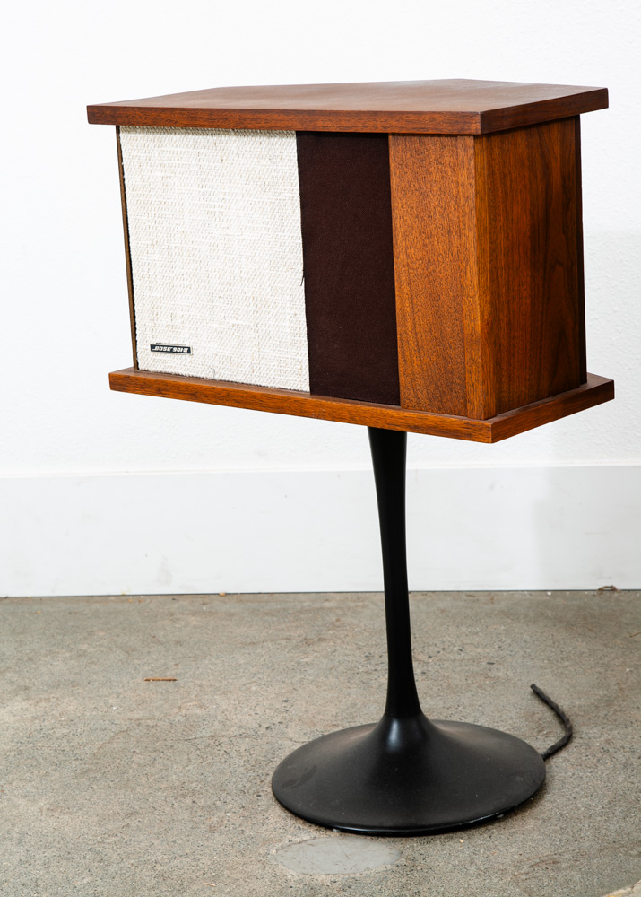 Mid Century Modern Speakers Bose Series 901 II Tulip Speaker Stand Hifi Walnut - Image 10