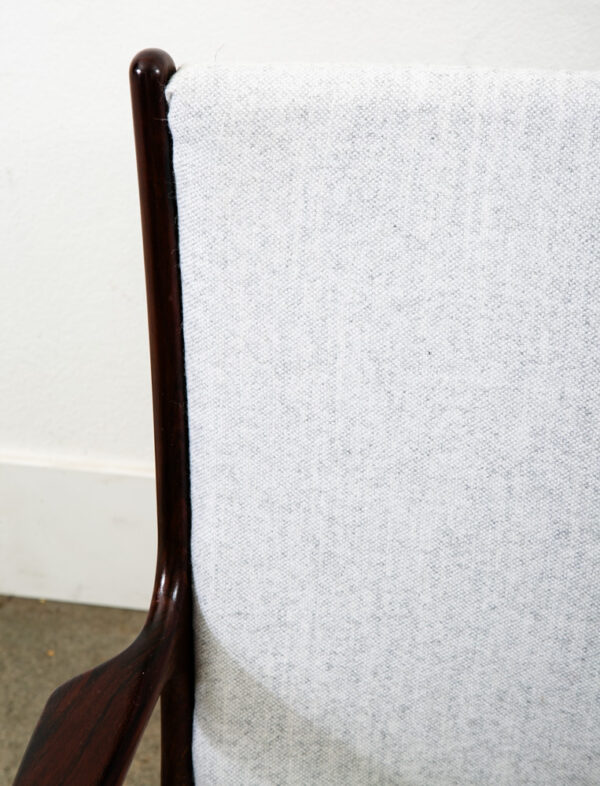 Mid Century Danish Modern Dining Chairs Set 2 Rosewood Johannes Andersen Vintage - Image 11
