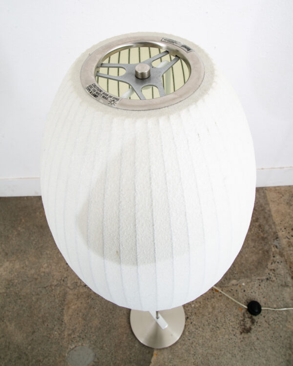 Mid Century Modern Floor Lamp George Nelson Cigar Bubble Vintage Modernica Lotus - Image 6