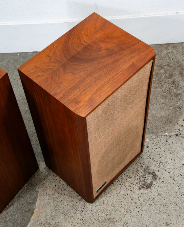 Mid Century Modern Speakers KLH Set Model 33 Walnut Audiophile Hifi Pair Vintage - Image 11
