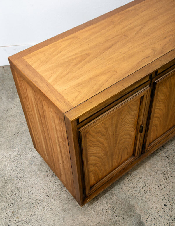 Mid Century Danish Modern Credenza Dresser Basic Witz Wood 3 Drawer Danish Mcm - Image 11