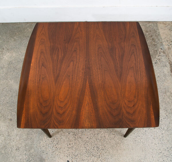 Mid Century Modern Nightstand Side End Table Walnut Drawer Vintage Refinished - Image 9
