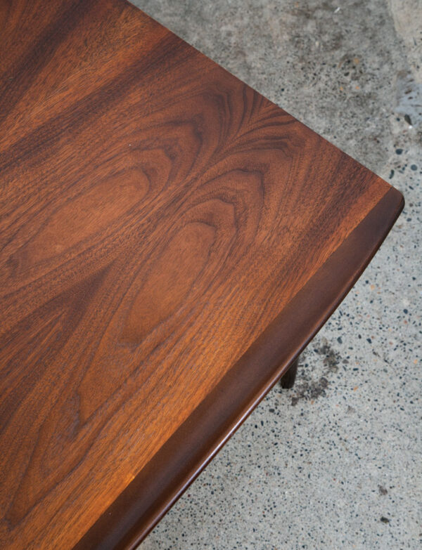 Mid Century Modern Nightstand Side End Table Walnut Drawer Vintage Refinished - Image 10