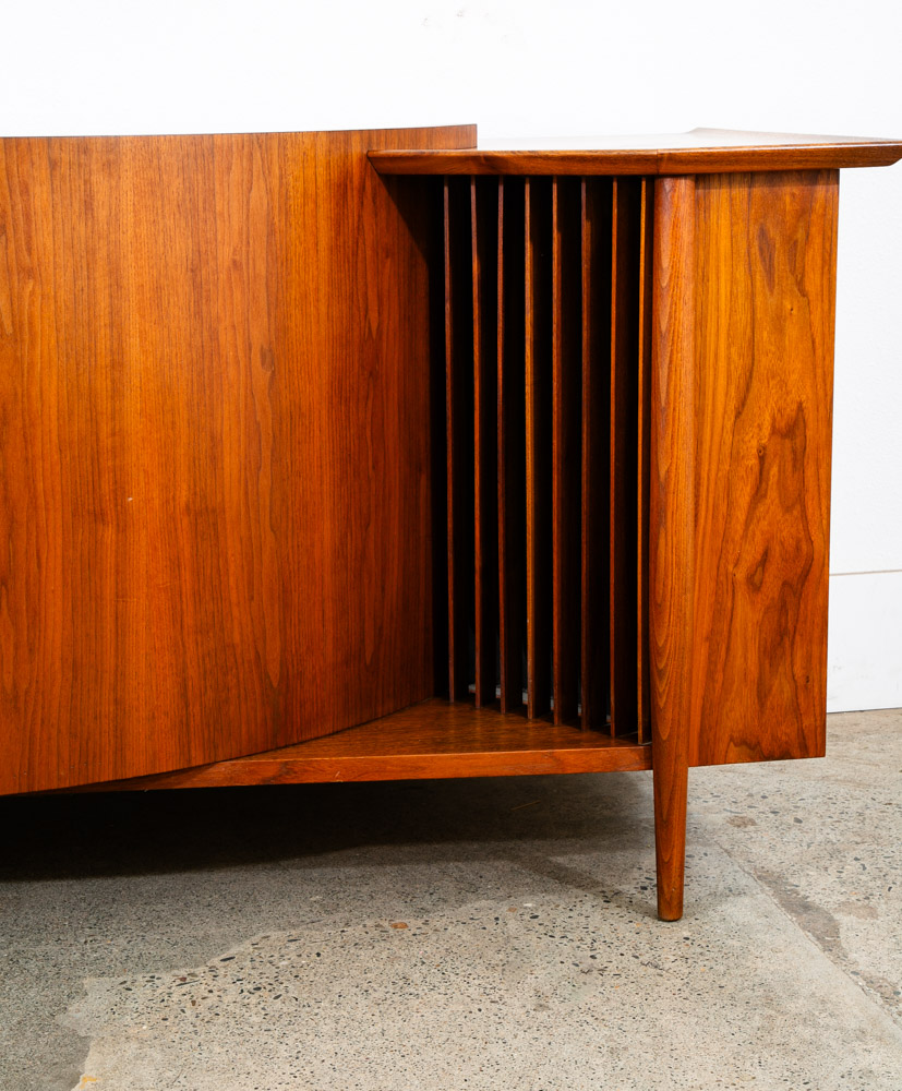 Mid Century Modern Stereo Console JBL Metregon Hifi Speakers Cabinet Sideboard - Image 5