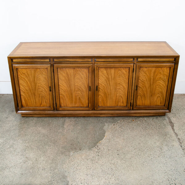 Mid Century Danish Modern Credenza Dresser Basic Witz Wood 3 Drawer Danish Mcm - Image 6