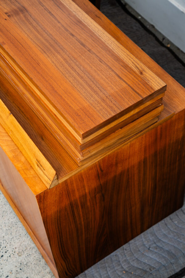Mid Century Danish Modern Wall Unit Poul Cadovius Cado System Teak 3 Bay Modular - Image 7