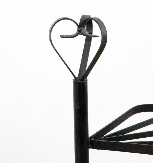 Mid Century Modern Plant Stand Garden Metal Wrought Iron Vintage Outdoor Indoor - Image 9