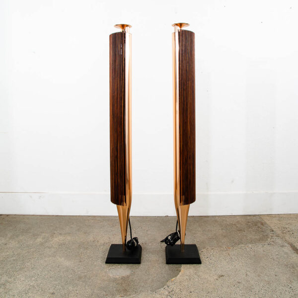 Mid Century Modern Speaker B&O Beolab 18 Bang Olufsen Rose Gold 90th Anniversary