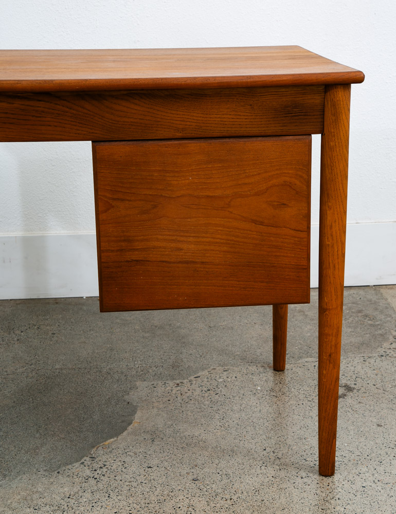Mid Century Danish Modern Desk Office Oak Teak Borge Mogensen Soborg Mobler Mcm - Image 12