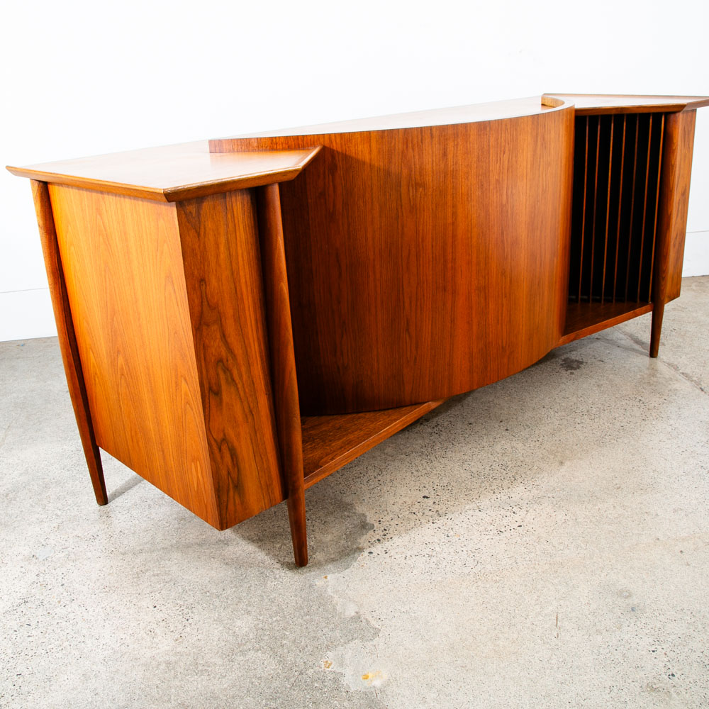 Mid Century Modern Stereo Console JBL Metregon Hifi Speakers Cabinet Sideboard - Image 2