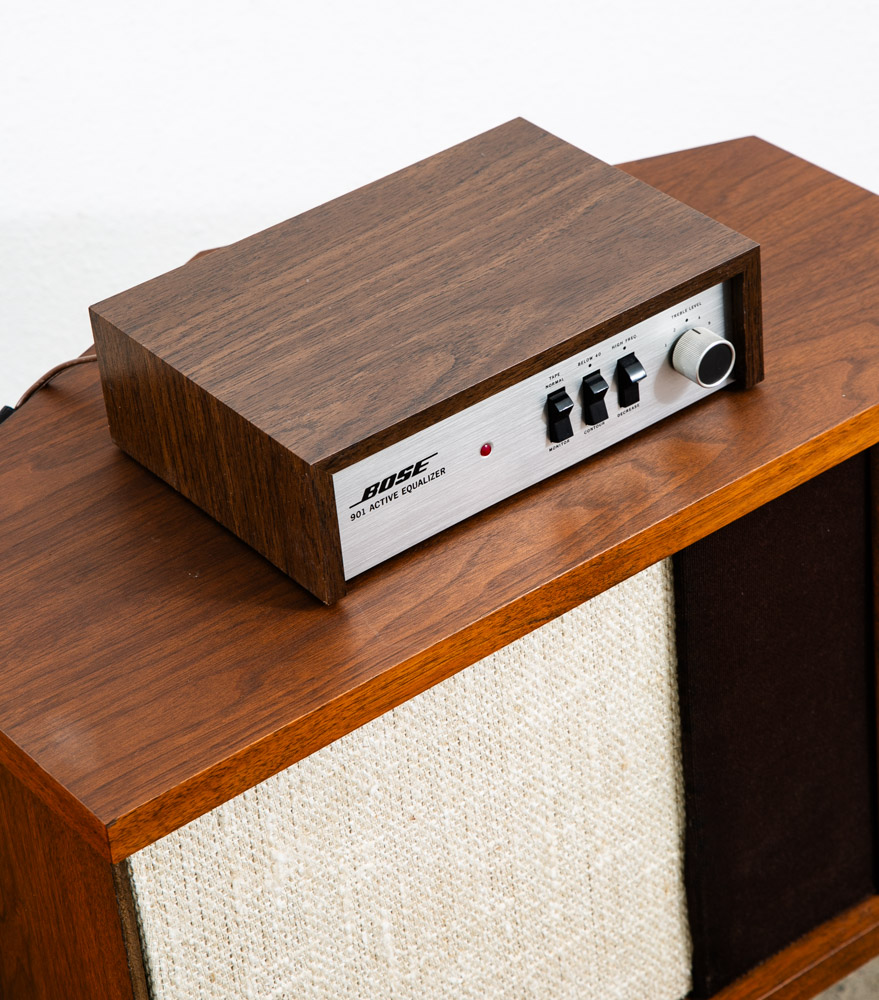 Mid Century Modern Speakers Bose Series 901 II Tulip Speaker Stand Hifi Walnut - Image 5