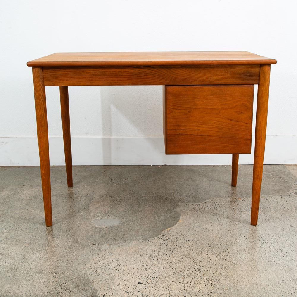 Mid Century Danish Modern Desk Office Oak Teak Borge Mogensen Soborg Mobler Mcm - Image 3