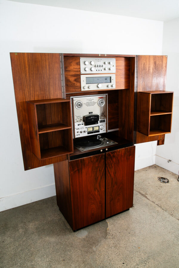 Mid Century Modern Stereo Cabinet Glenn of California Bar Richard Thompson Hifi - Image 4