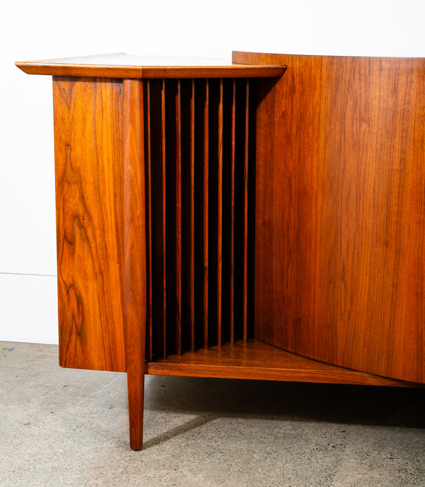 Mid Century Modern Stereo Console JBL Metregon Hifi Speakers Cabinet Sideboard - Image 4