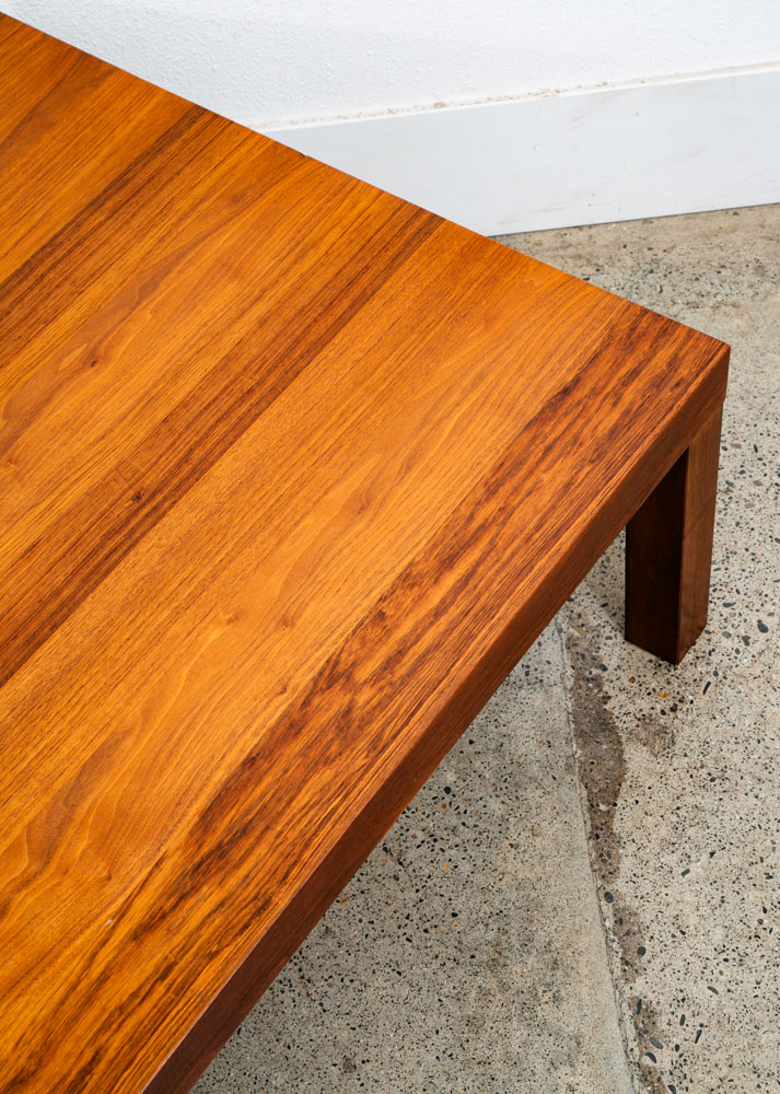 Mid Century Danish Modern Coffee Table Rectangular Rosewood Wood Denmark Vintage - Image 12