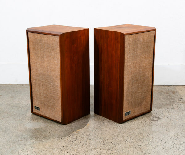 Mid Century Modern Speakers KLH Set Model 33 Walnut Audiophile Hifi Pair Vintage - Image 5