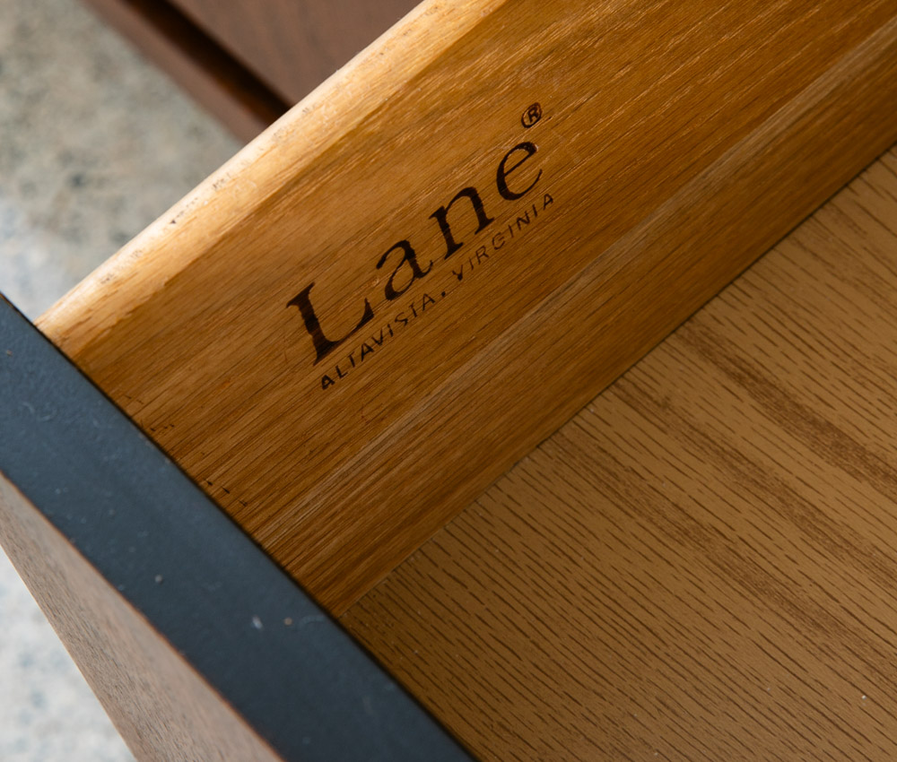 Mid Century Modern Dresser Credenza Lane 6 Drawer Walnut Sideboard Vintage Mcm - Image 5