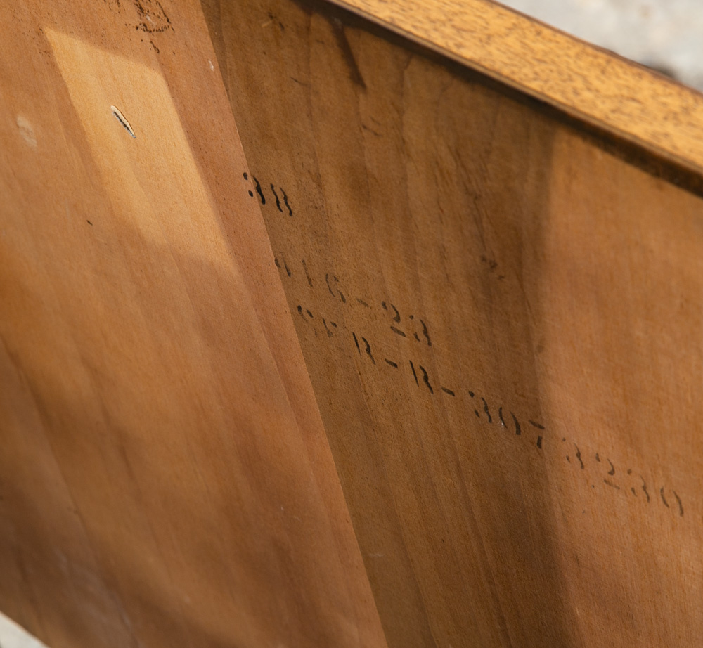 Mid Century Modern Headboard Queen Lane Rhythm Bed Frame Walnut Mcm Danish Wood - Image 4