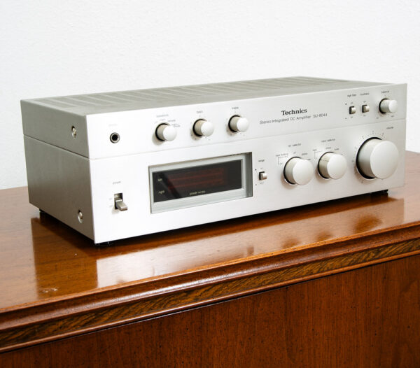 Vintage Technics Stereo Integrated Amplifier DC SU-8044 Silver Hifi Audiophile - Image 2