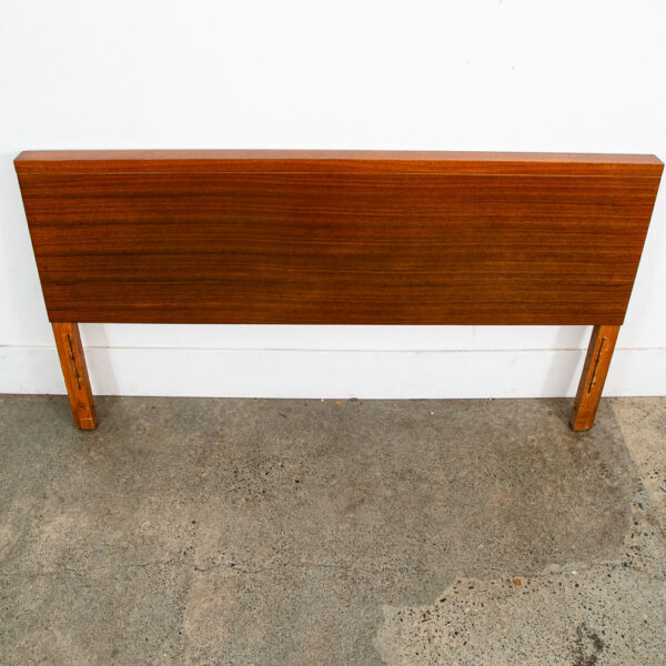 Mid Century Modern Bedframe Full Size Headboard Footboard Walnut Vintage Mcm - Image 3