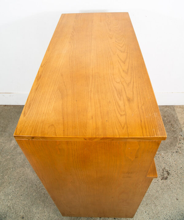 Mid Century Modern Highboy Dresser Solid Wood 5 Drawers LA Period Furniture Mcm - Image 3
