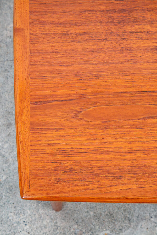 Mid Century Danish Modern Side Table End Square Grete Jalk Glostrup Teak Vintage - Image 11