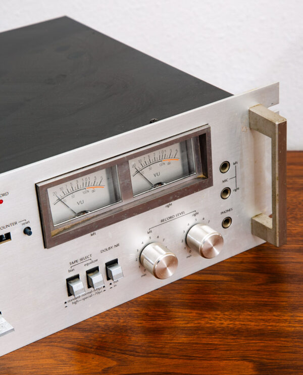 Vintage Mitsubishi Tape Desk DT-4550 Silver Rack Mount 70s Hifi 2 head 4 track - Image 10