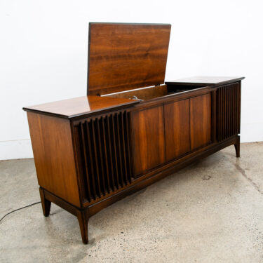 Mid Century Modern Stereo Console Record Player General Electric Radio Audio Mcm