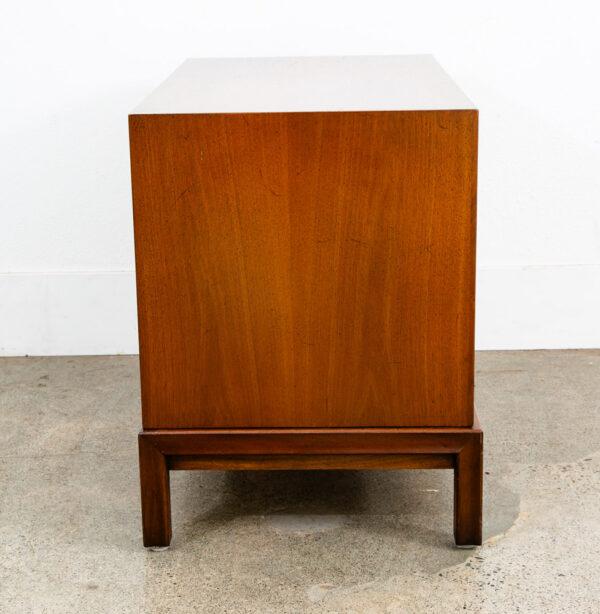 Mid Century Modern Chest of Drawers Dresser Walnut 2 Drawer Mt. Airy Vintage Mcm - Image 3