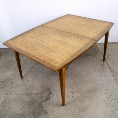 Mid Century Modern Dining Table Furniture 2 Leaf Rectangular Basic Witz Mcm VG
