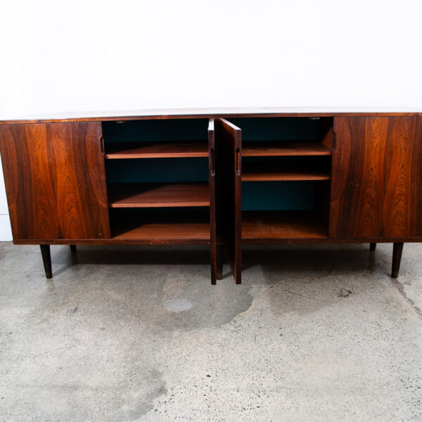 Mid Century Danish Modern Credenza Rosewood Sideboard Svend Langkilde Drawers NM - Image 7