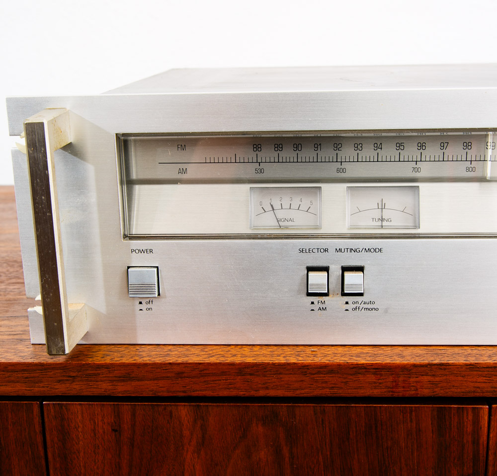 Vintage Mitsubishi Stereo Tuner DA-F600 Silver Rack Mount 70s Hifi AM / FM - Image 8