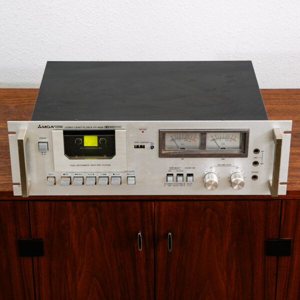 Vintage Mitsubishi Tape Desk DT-4550 Silver Rack Mount 70s Hifi 2 head 4 track - Image 8