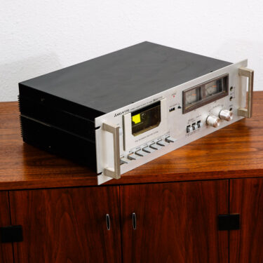 Vintage Mitsubishi Tape Desk DT-4550 Silver Rack Mount 70s Hifi 2 head 4 track