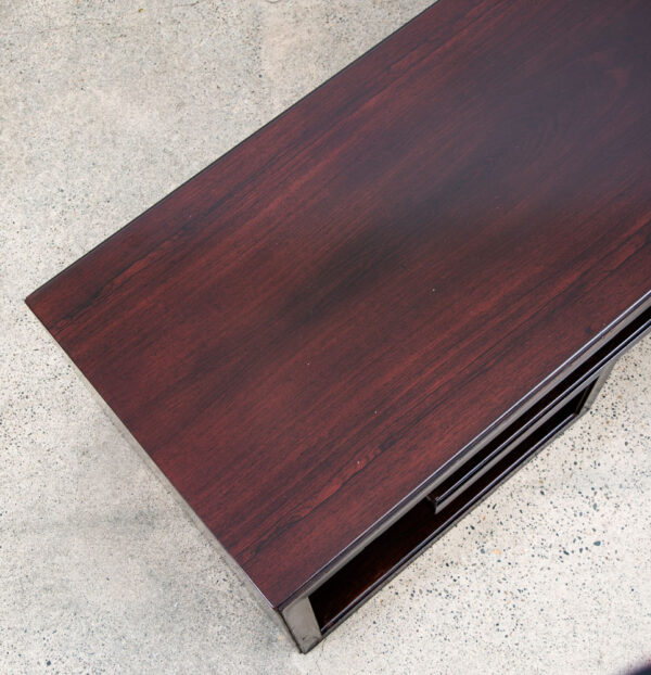 Mid Century Modern Console Table Rosewood Entryway Paul Frankl Johnson Coffee - Image 6