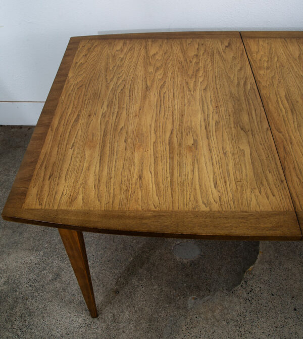 Mid Century Modern Dining Table Furniture 2 Leaf Rectangular Basic Witz Mcm VG - Image 9