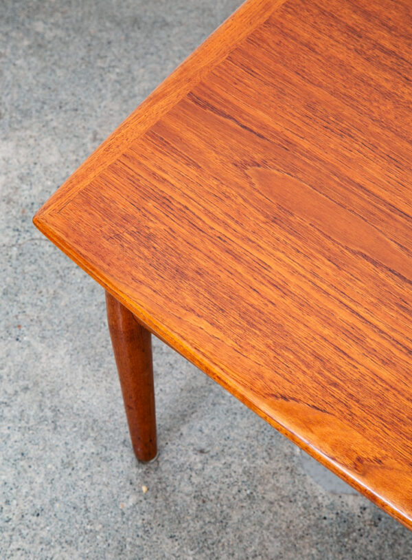 Mid Century Danish Modern Side Table End Square Grete Jalk Glostrup Teak Vintage - Image 7