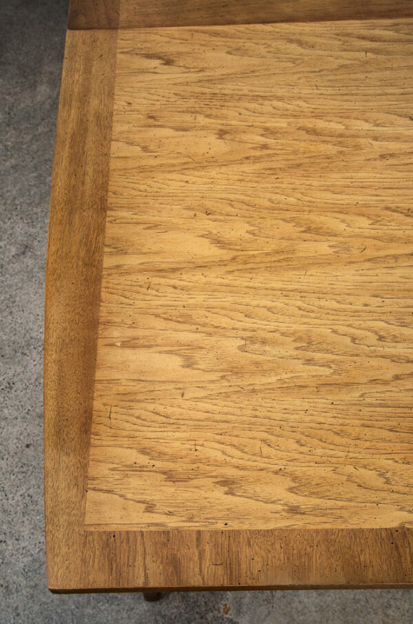 Mid Century Modern Dining Table Furniture 2 Leaf Rectangular Basic Witz Mcm VG - Image 10