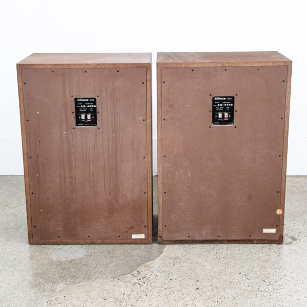 Vintage Speakers Sonics AS-447S 5 Way Walnut Tested Speaker Set Lattice Grills 1 - Image 8
