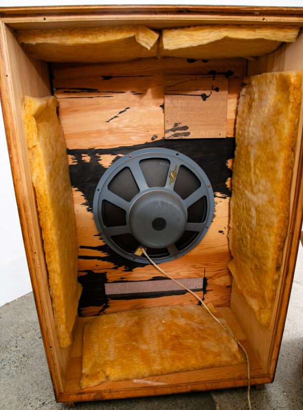 Mid Century Modern Speakers Early JBL Speaker D130 15" Woofer Walnut Case Mcm - Image 5