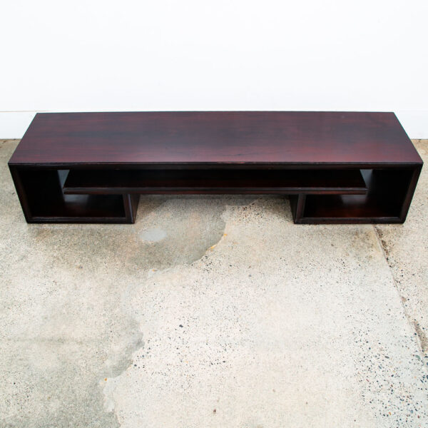 Mid Century Modern Console Table Rosewood Entryway Paul Frankl Johnson Coffee - Image 2