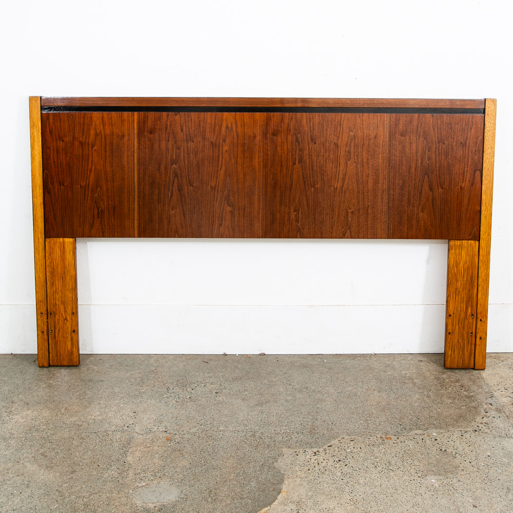Mid Century Modern Headboard Queen Lane Rhythm Bed Frame Walnut Mcm Danish Wood - Image 10